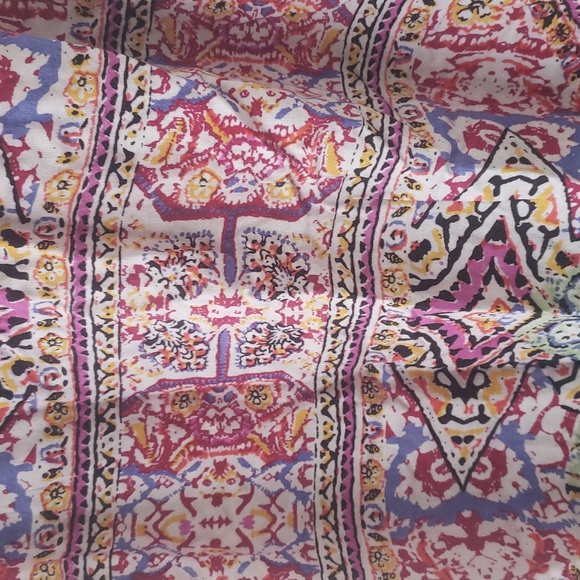 Colorful Patterned Mini Dress - Picture 2 of 7